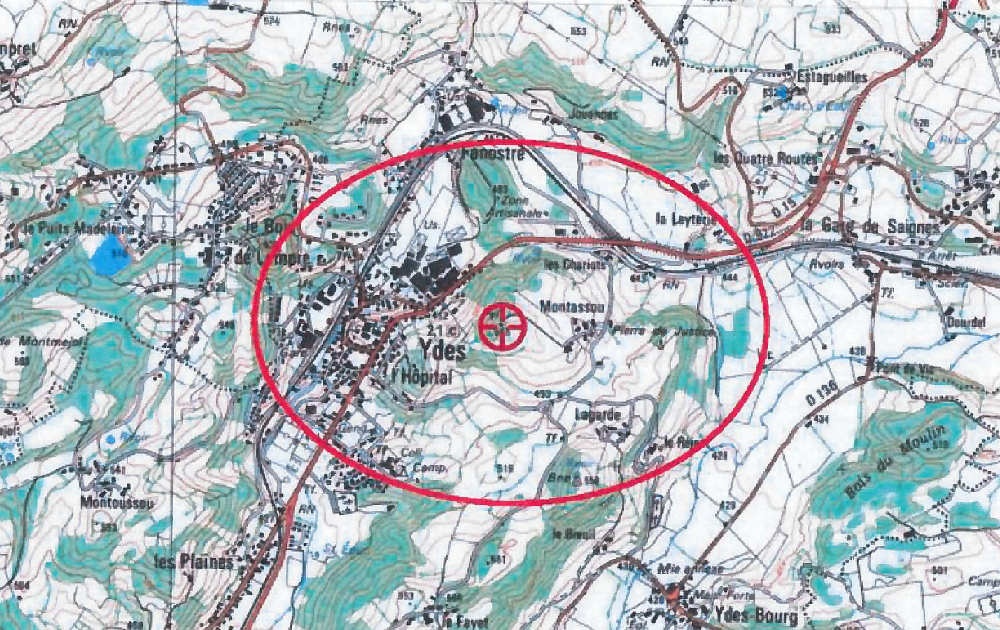 Le réaménagement du site de YDES TDF va permettre d’apporter la couverture 4G-LTE sur la zone ci-dessus.