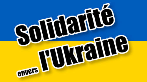 Solidarité envers l'Ukraine : appel aux dons