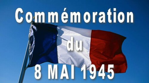 Invitation à la cérémonie de commémoration du 8 mai 1945