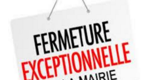 FERMETURE des Services de la Mairie d’Ydes Mercredi 25 Janvier 2023 après-midi