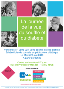 UNA ASed Cantal : Journée de Prévention Santé