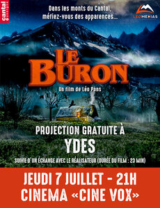 Court-métrage « Le Buron » au Cinévox d’Ydes